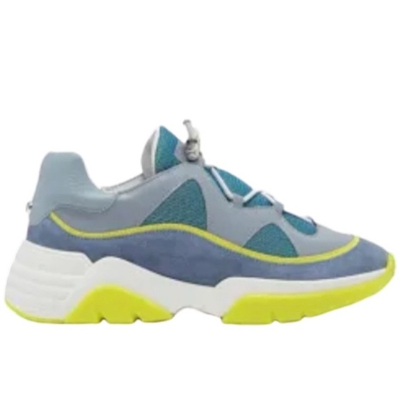 Longchamp Freeminder Blue Tennis Trainers - Picture 2 of 12